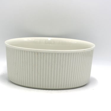 vintage Villeroy and Boch Luxembourg Ribbed Souffle Dish 