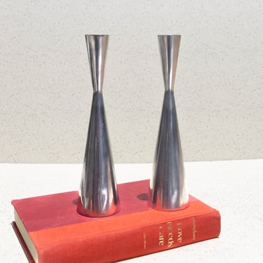 Set of 2 Vintage Ikea Götta Candlestick Holder by Erika Pekkari, 1990s Mid Century Modern, Taper Candle Holders, Vintage Home Decor 