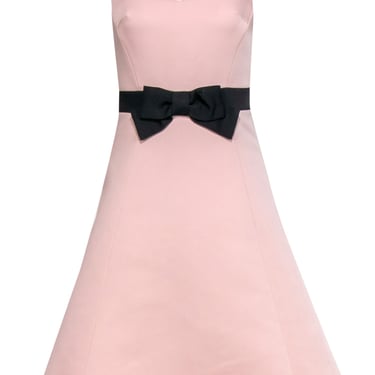 Kate Spade - Baby Pink A-Line Dress w/ Black Bow Sz 2