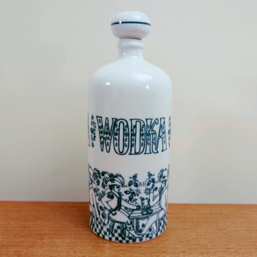 Vintage Altenkunstadt Vodka Wodka Decanter Bottle | Porcelain | Germany 
