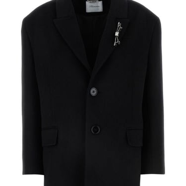 Blumarine Woman Black Wool Blend Blazer