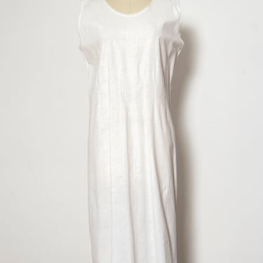 Antique Edwardian Nightgown Cotton 1910s Slip M 