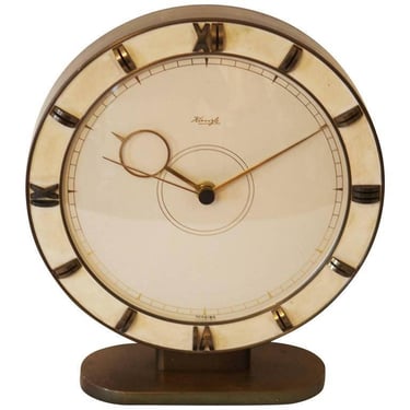 Big Kienzle Art Deco Table Clock, 1930s 