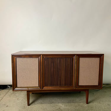 Mid Century Drexel Declaration  console with Zenith turntable , 8 track 