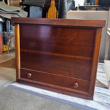 Mid Century Modern Cedar Lined Rosewood Trunk w/Drawer DH250-3