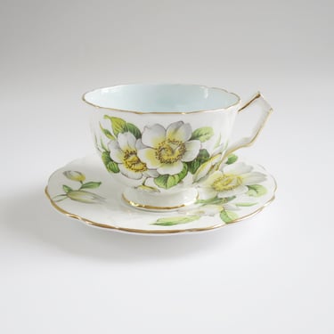 Vintage Orange Blossom Aynsley Tea Cup and Saucer Set 
