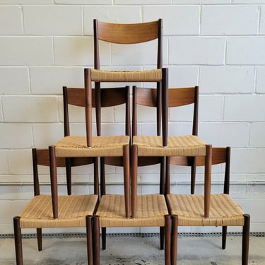 Mid Century Dining Chairs by Poul Volther for | Wishbone Reserve