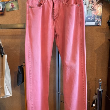 2010s Brick Red Levi Jeans