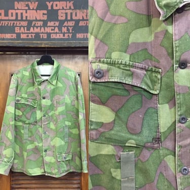 Vintage 1980’s Finland Camouflage Military Jacket, Vintage Jacket, Vintage Military, Camo Jacket, Finland, Vintage Clothing 