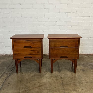 Walnut Nightstands by Vega Morris 