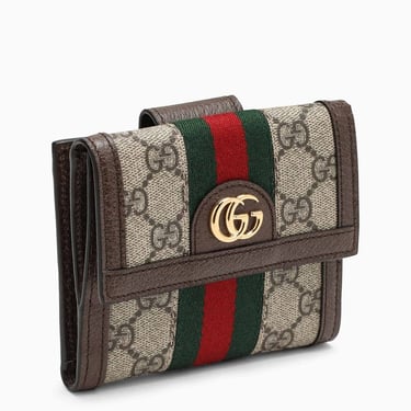 Gucci Ophidia Wallet In Gg Supreme Women