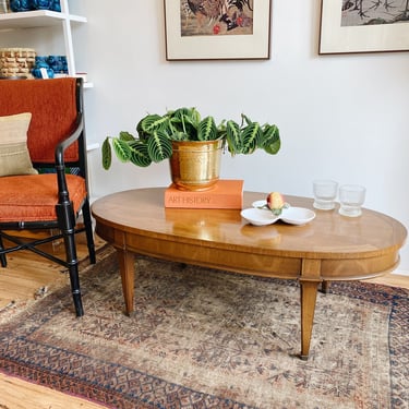 Vintage Lane Altavista Oval Coffee Table | Carousel + Folk