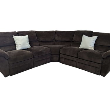 Chocolate C-Shaped Sectional