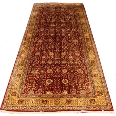 Persian Tabriz Carpet 13.5' x 6.9'