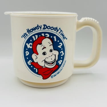 Vintage Circa 1987 It's Howdy Doody Time by NBC Plastic Mug Plastic KFS Inc. by LeChalet