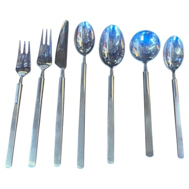 Post Modern Sergio Asti 31 Pc Stainless INOX Boca | Mascara Jones