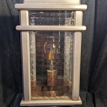 Murray Feiss Exterior Post Light with Checked Glass