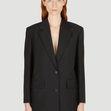 Prada Women Logo Patch Suit Blazer