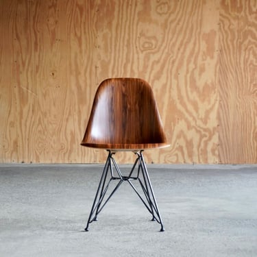 Eames Santos Moulded Wood Side Chair by Herman Miller 