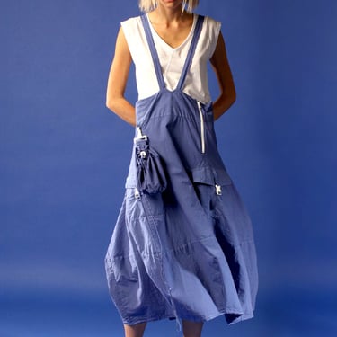 Full Bubble Skirt with Straps in COBALT or SAND