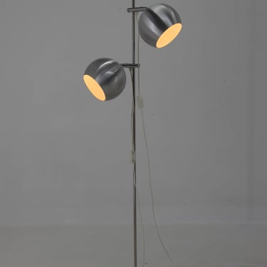 Floor Lamp with Flexible Shades, Europe, 1960's / Mid-century Lighting / Metal Lamp 