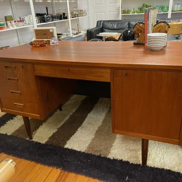 Danish Teak Desk with Storage