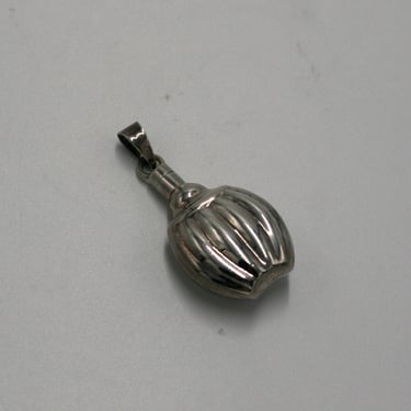 vintage Mexico silver perfume pendant 