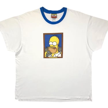 Vintage 2006 The Simpsons “Employee Of The Month” Homer Simpson Funny TV Show Promo Graphic T-Shirt Size Large 