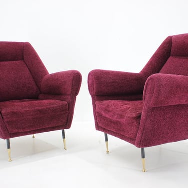 1960s Pair of Italian Armchairs 