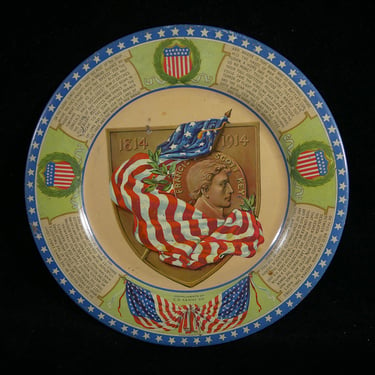 Plate, Commemorating the Centennial of the Star Spangled Banner