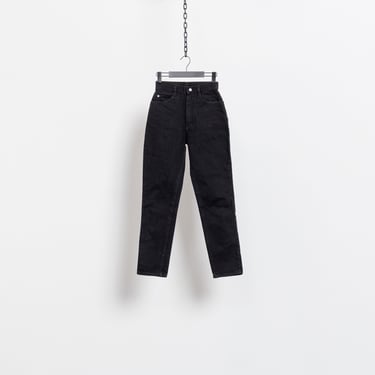 LEE BLACK CURVY jeans non stretch denim women High Waist / 25 Inch Waist / Size 2 / Extra Small Xs 