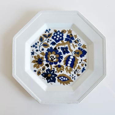Jacobean Octagonal Ironstone Dinnerware Mixed Lot Johnson Brothers England Vintage 1970s 