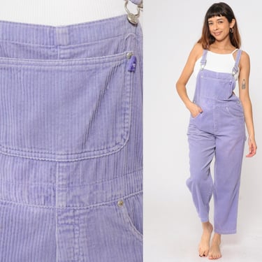 Lavender Corduroy Overalls Y2K Old Navy Suspender Pants Purple Bib Cargo Overall Vintage 00s Dungarees Coveralls Pastel Youth 16 