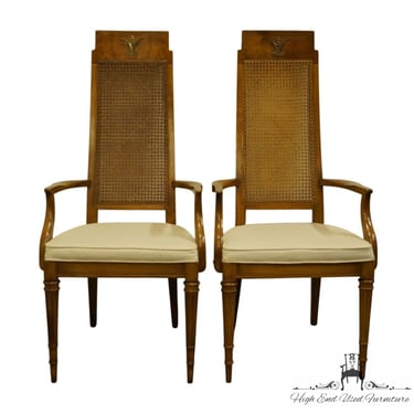 Set of 2 WEIMAN FURNITURE Rockwood Collection Italian Provincial Cane Back Dining Arm Chairs 298-711-26 