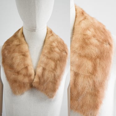 1950s Blonde Fur Collar 