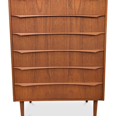 Tall Boy Teak Dresser - 012545