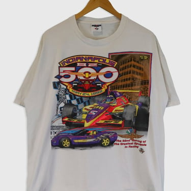 Vintage 1998 Nascar Indie 500 82ND Racing T Shirt Sz 2XL