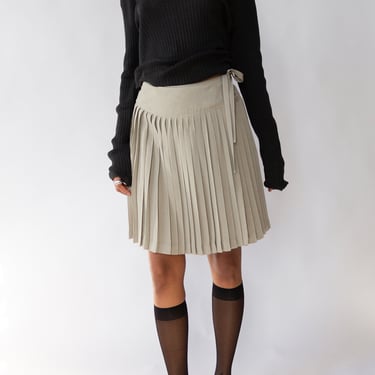 90s Pleated Wrap Skirt | 2/4 