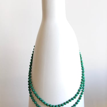 River Song | Knotted Green Persian Turquoise Necklace