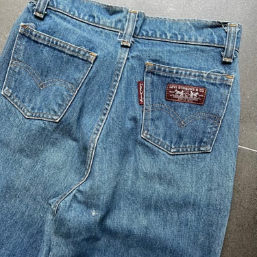 80s Levis Boot Cut Jeans with Horse Patch Size XS/S 