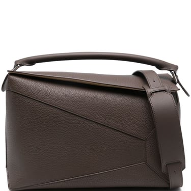 Loewe Men Puzzle Edge Large Leather Handbag