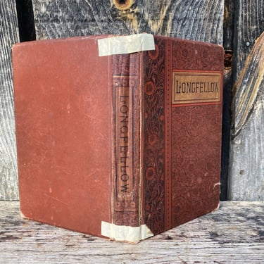 Longfellow Poems -- 1880s Poems -- Antique Poetry Book -- 1880s Poetry -- Longfellow Poem -- Longfellow Poetry -- Antique Poems -- Poetry 