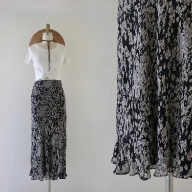 sheer chiffon maxi skirt (lined) 27-36 - see details 