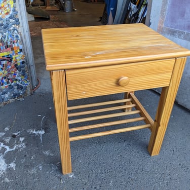 Solid Pine End Table