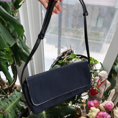 Vintage 2000s DKNY Navy Blue Purse