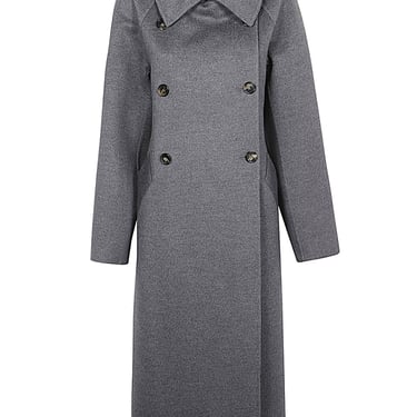 Loewe Women Wool And Cashmere Blend Coat