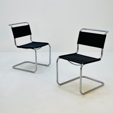 1 of 2  Mid-Century Vintage S33 Chair by Mart Stam & Marcel Breuer from Thonet 1980s 