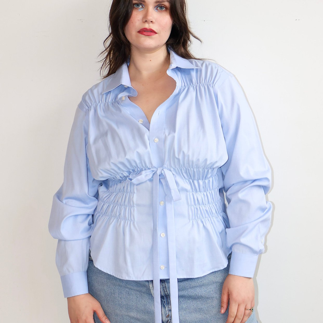 Estudio 1999 x BRZ - Blue Camisa Bustier (1X) | Berriez - Brooklyn
