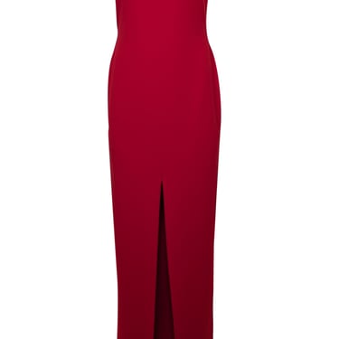 Solace London - Red Strapless Formal Maxi Dress Sz 8