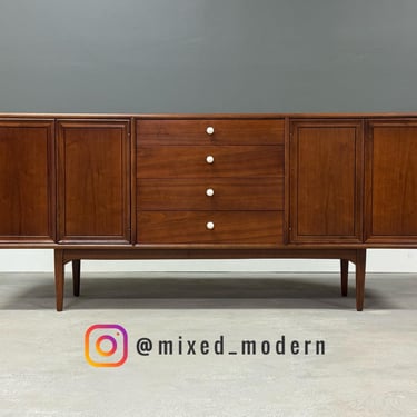 Refinished Kipp Stewart Walnut Credenza for Drexel 